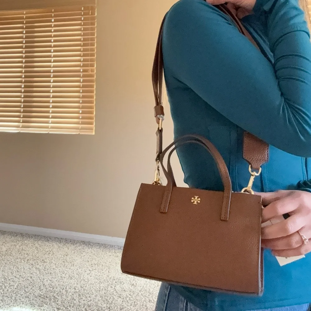 NWT , Tory Burch Blake mini Brown tote Bag ( crossbody )